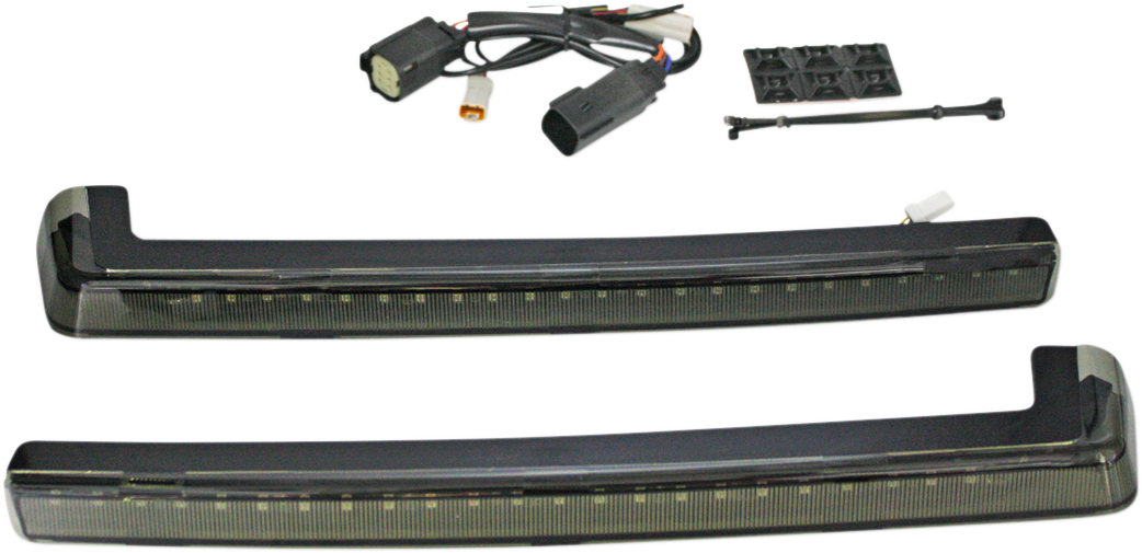 CUSTOM DYNAMICS LED Run/Brake/Turn Tour-Pak? Arms - Smoke Lens - 14+ PB-TP-ARM-14S
