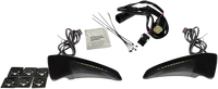 Thumbnail for CUSTOM DYNAMICS Sequential Tour Pak Seat Back Rest LED Lights - Black/Smoke - CVO CD-TPBR-14BCMSB