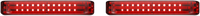 Thumbnail for CUSTOM DYNAMICS Saddlebag LED Lights - Sequential - Black/Red PB-SBSEQ-SS6-BR