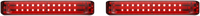 Thumbnail for CUSTOM DYNAMICS Saddlebag LED Lights - Sequential - Chrome/Red PB-SBSEQ-SS6-CR