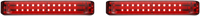 Thumbnail for CUSTOM DYNAMICS Saddlebag LED Lights - Sequential - Black/Red PB-SBSEQ-SS8-BR