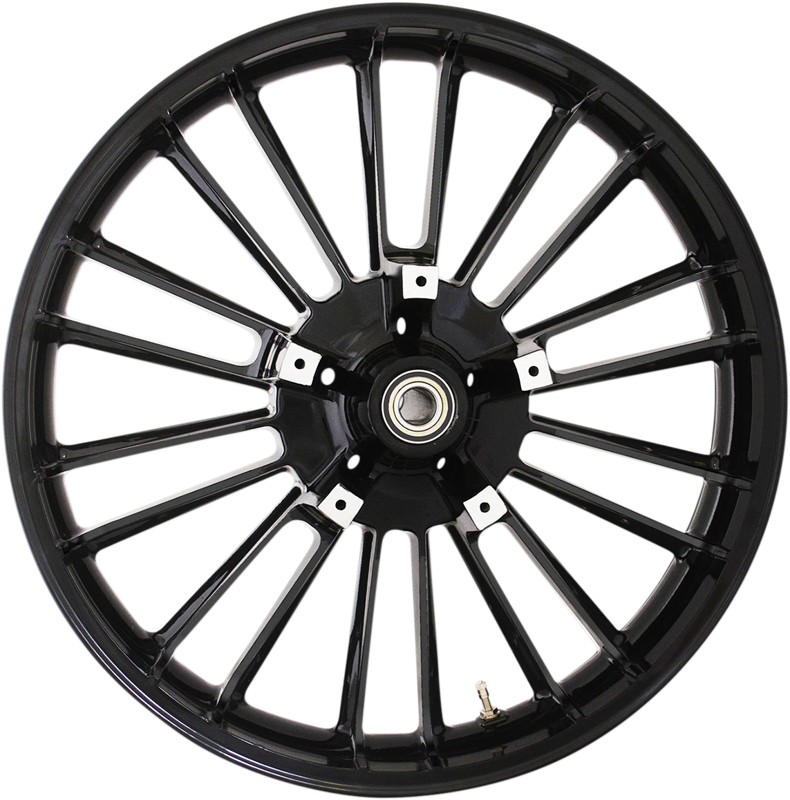 COASTAL MOTO Wheel - Atlantic 3D - Front - Dual Disc/without ABS - Black - 21x3.5 - '08+ FL 3D-ATL213SB