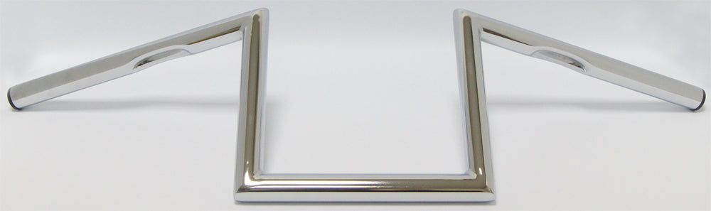 Z Bar One Inch Dimpled 8 Inch Chrome