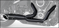 Thumbnail for Turnout 2 1 Black W/Black Tip M8 Softail