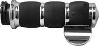 Thumbnail for Air Cushioned Grips W/Cable Throttle Boss Chrome