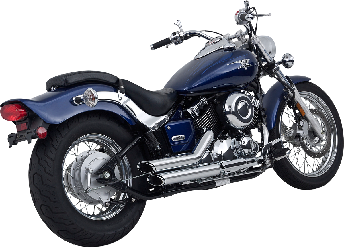 VANCE & HINES Shortshots Staggered Exhaust System - Chrome 18519
