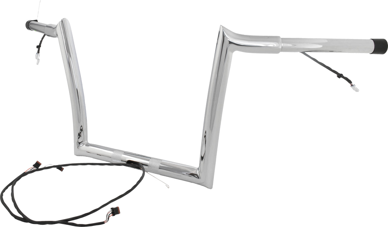 12" OEM Monkey Bar Pre Wired Chrome `15 Up Fltr