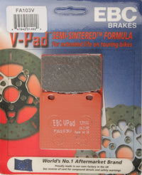 Thumbnail for Brake Pads Fa103v Semi Sintered V Series