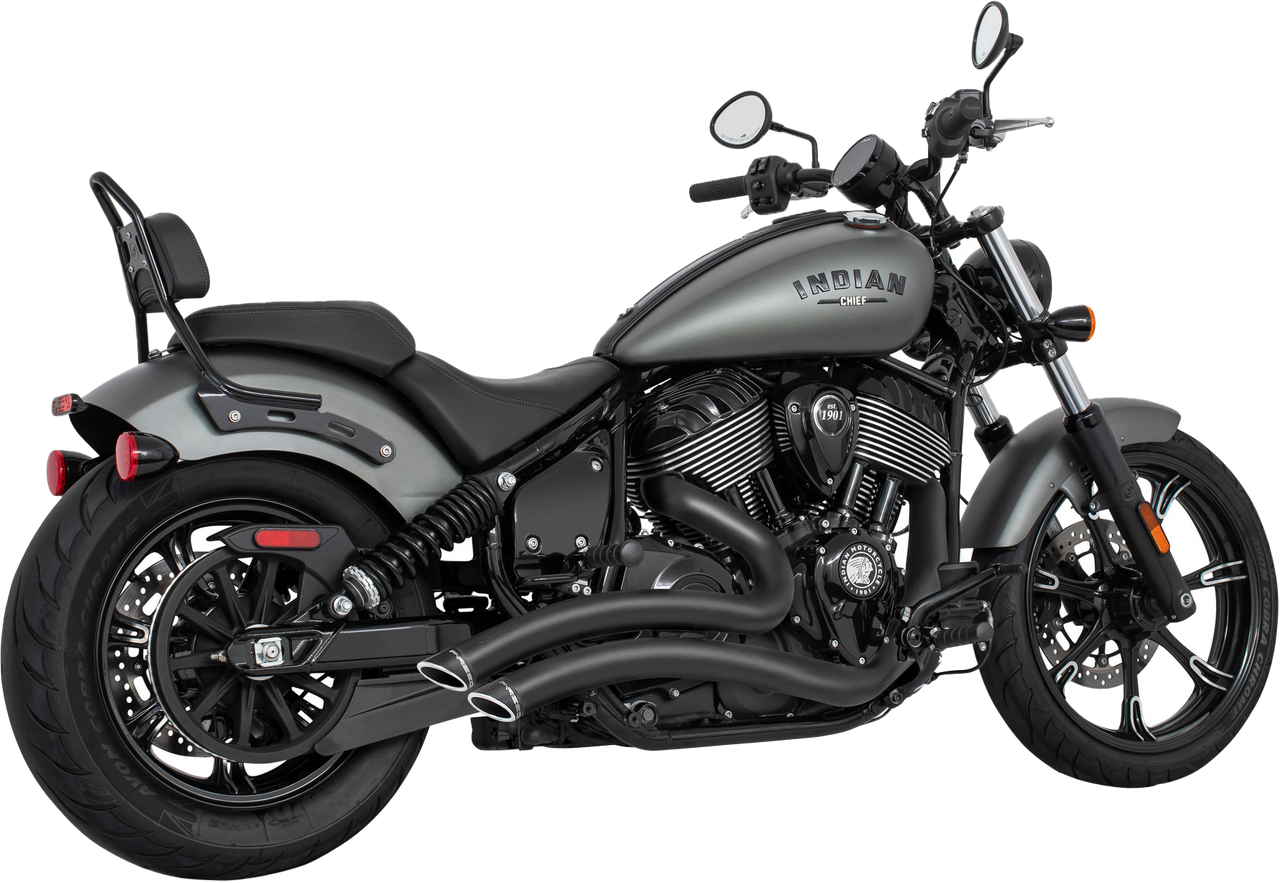 Sharp Curve Radius 2.5" Indian Chief Bk/Bk