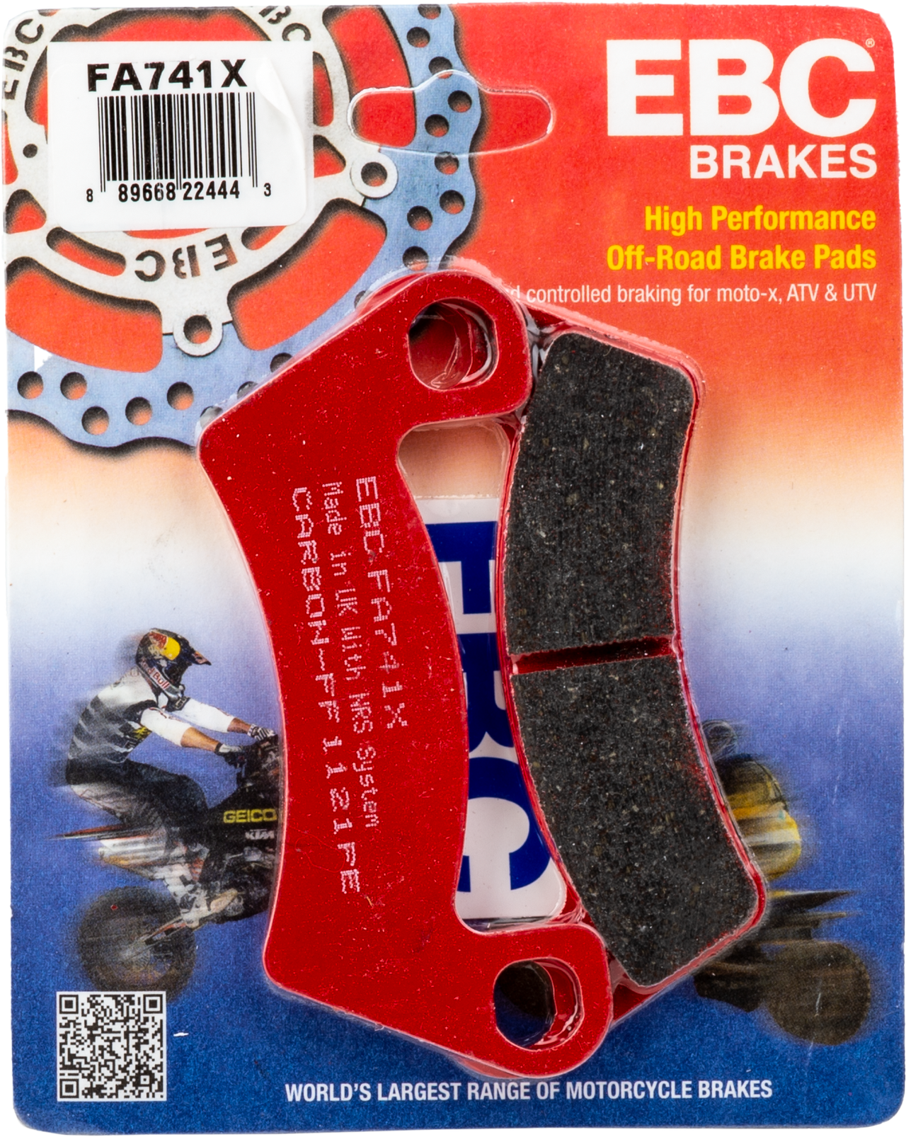 Brake Pads Fa741x Carbon X Series