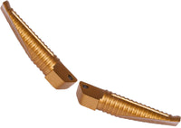 Thumbnail for Billet Aluminum Footpegs Gold Anodized