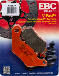 Thumbnail for Brake Pads Fa662v Semi Sintered V Series