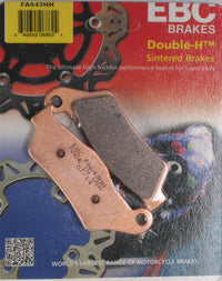 Thumbnail for Brake Pads Fa643hh Double H Sintered