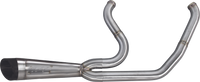 Thumbnail for Comp S 2in1 Exhaust Touring M8 Brushed W/Turnout