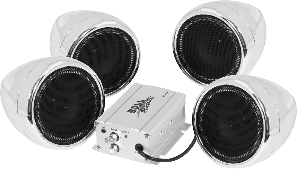 1000w 4 Speaker Sound System Chrome