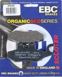 Thumbnail for Brake Pads Sfa353 Organic