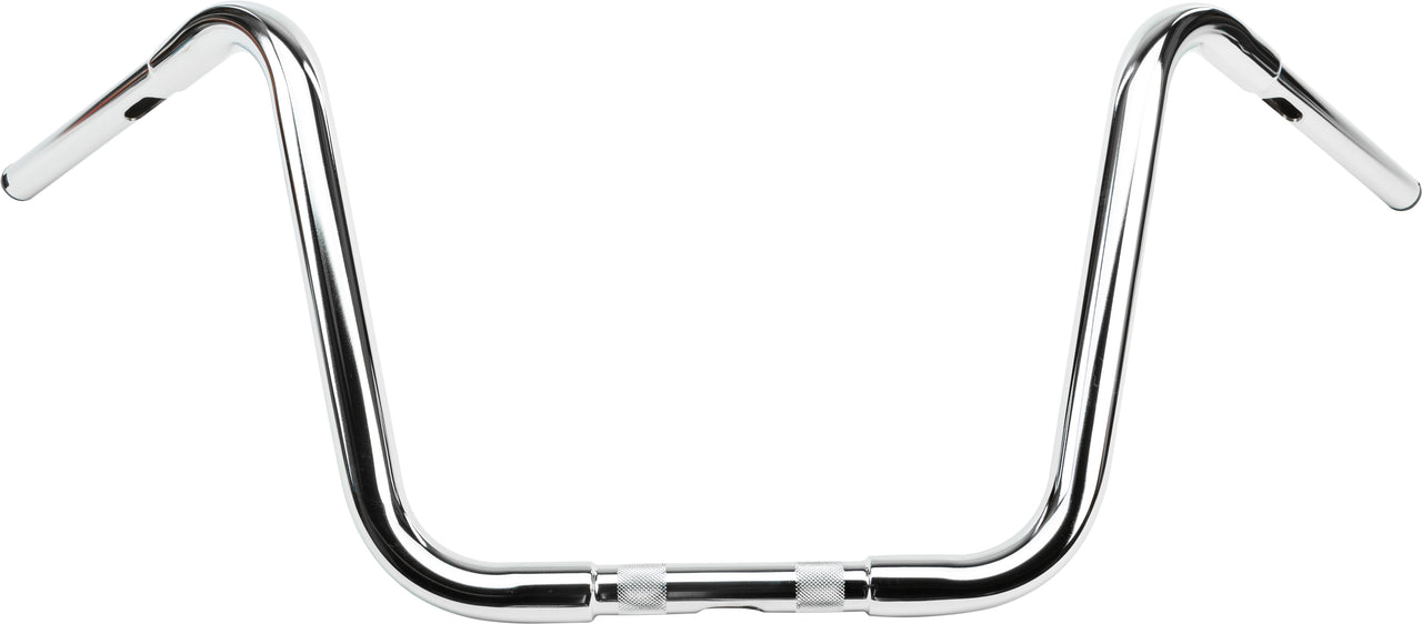 14" Chrome Ape Hangers 1" Thru Clamp  Tbw