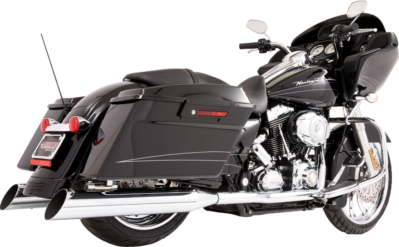 True Dual Header Chrome `08 16 Trike Reqs #82 09025