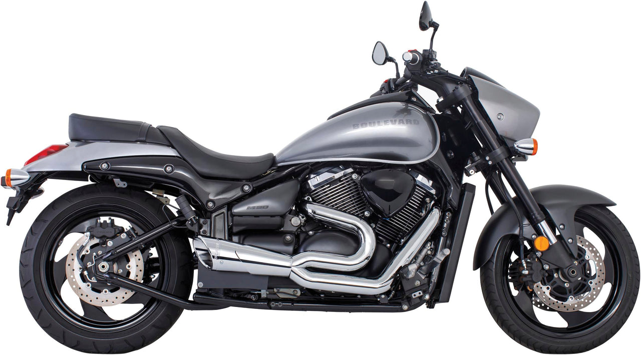 Exhaust Combat 2 Into 1 Chrome Suz