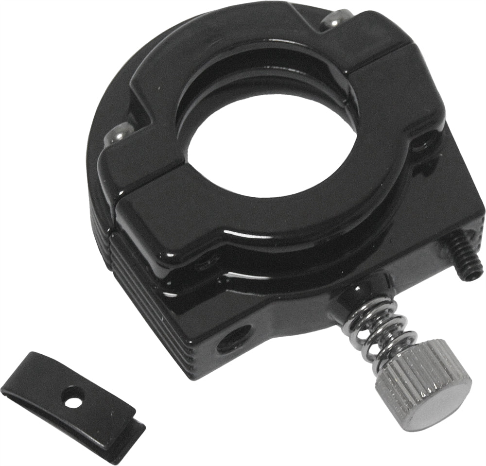 Throttle Clamp Single Cable Gloss Black
