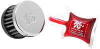Thumbnail for Crankcase Vent Air Filter Direct Mount Chrome Top