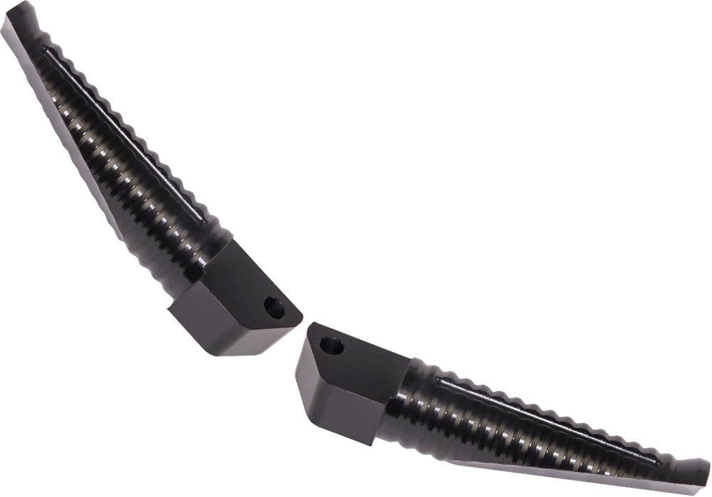 Billet Aluminum Footpegs Black Anodized