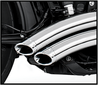 Thumbnail for Sharp Curve Radius Chrome W/Chrome Tip M8 Softail