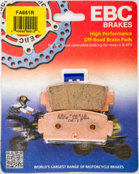 Thumbnail for Brake Pads Fa651r Sintered R Series