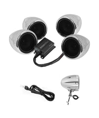 Thumbnail for Mc470 Speaker System 1000w Chrome 4 Spkr Bt