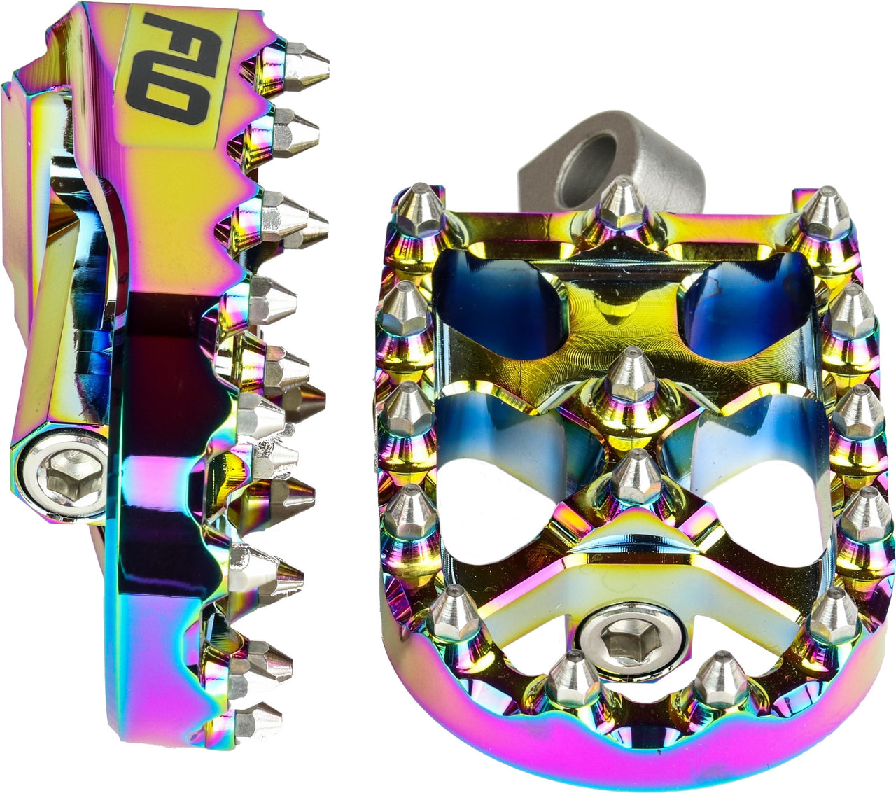 Moto Style Footpeg Set Jet Fuel 2"X3.125"