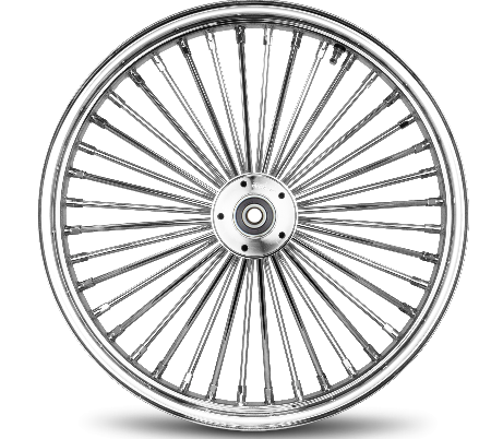 21" Chrome Spoke Front Wheel Rim