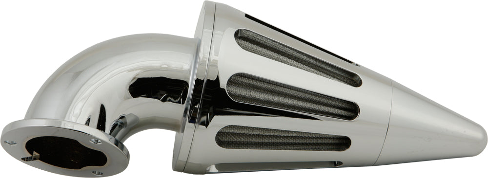 Ram Air Filter Coned Chrome 4.5"X12"