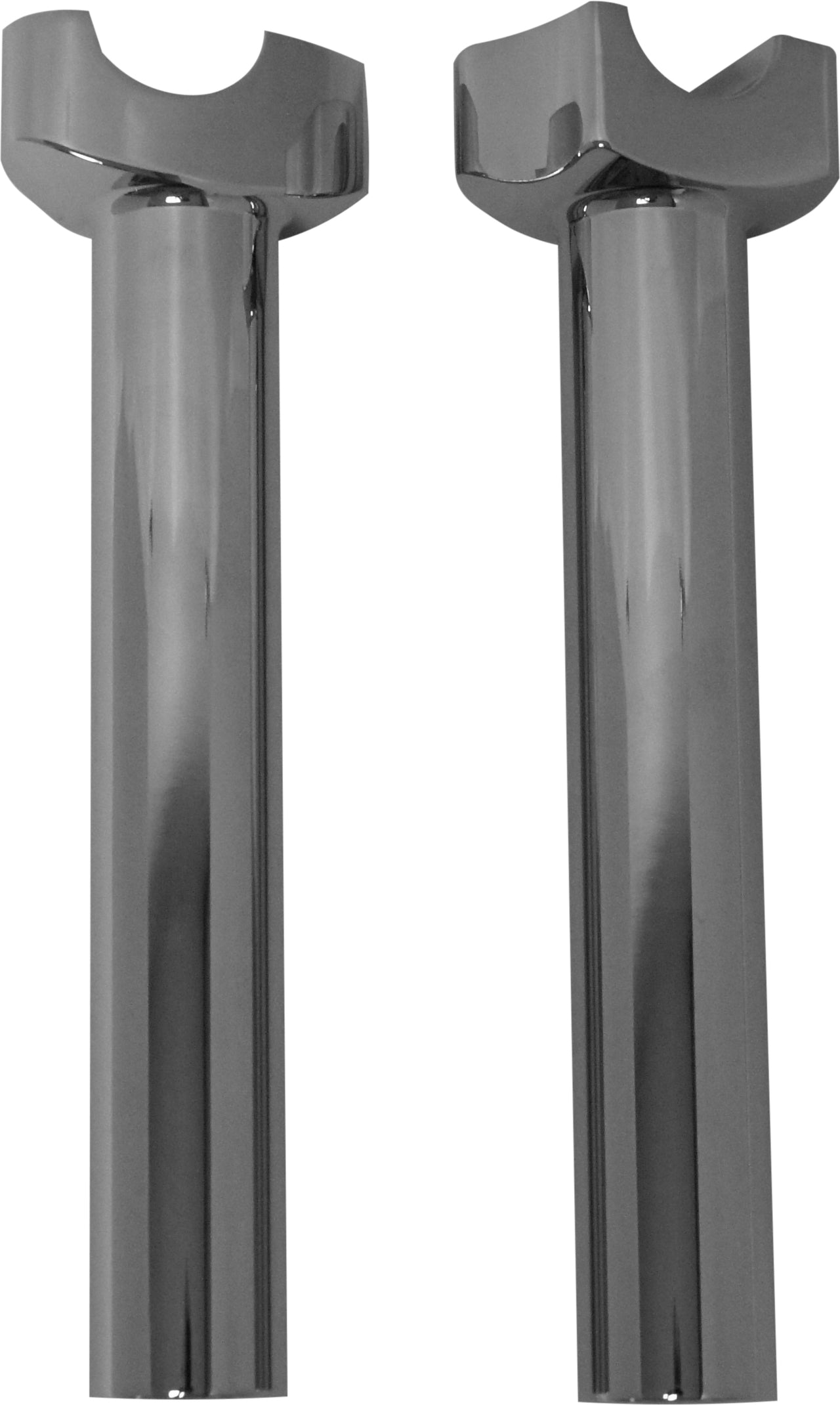 H Bar Risers 8 1/2" Straight Chrome