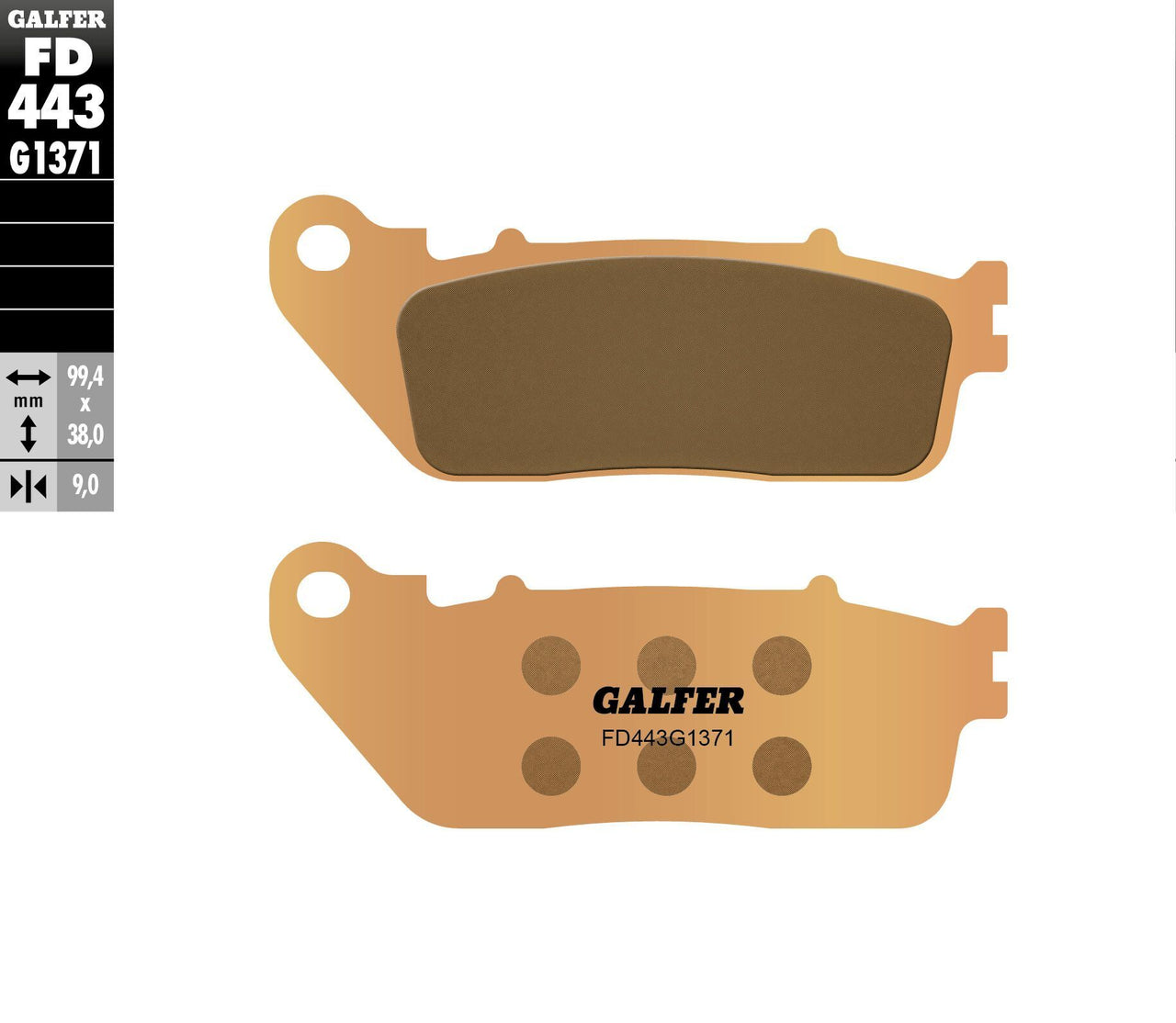 Brake Pads Sintered Fd443g1371