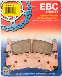 Thumbnail for Brake Pads Fa701r Sintered R Series