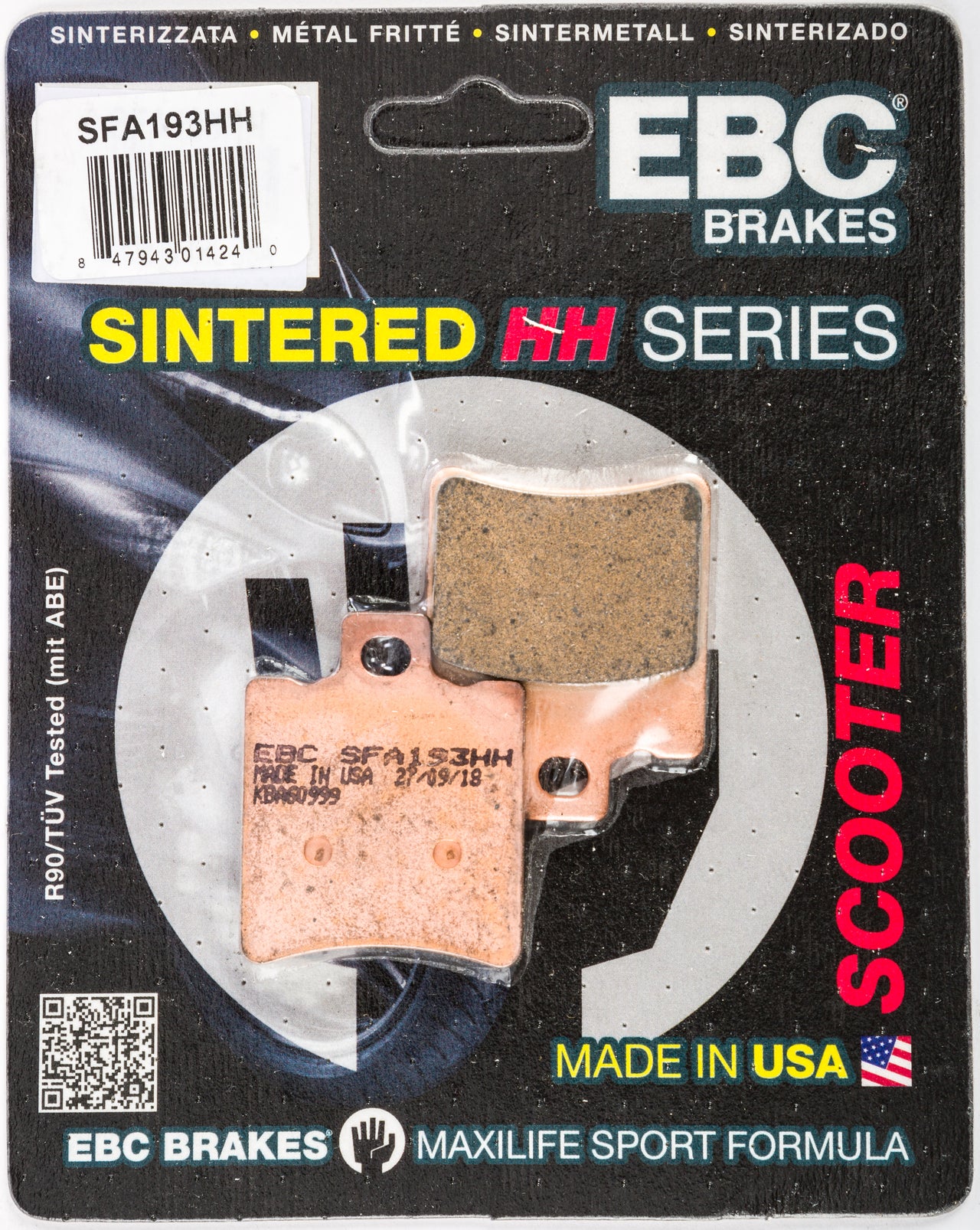 Brake Pads Sfa193hh Double H Sintered