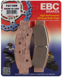 Thumbnail for Brake Pads Fa738r Sintered R Series