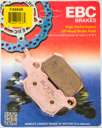Thumbnail for Brake Pads Fa684r Sintered R Series