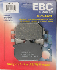 Thumbnail for Brake Pads Fa78 Organic
