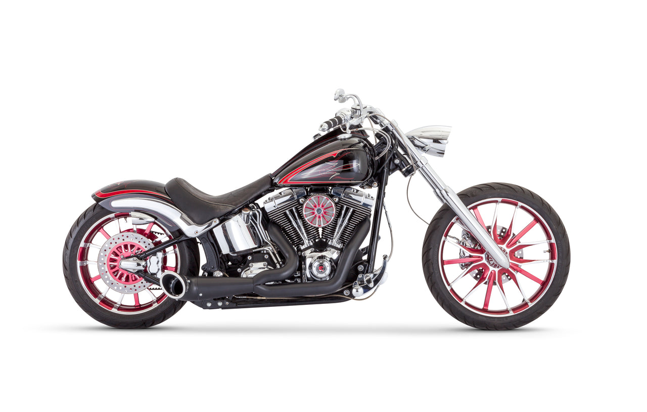 Turnout 2 1 Black W/Black Tip `86 17 Softail