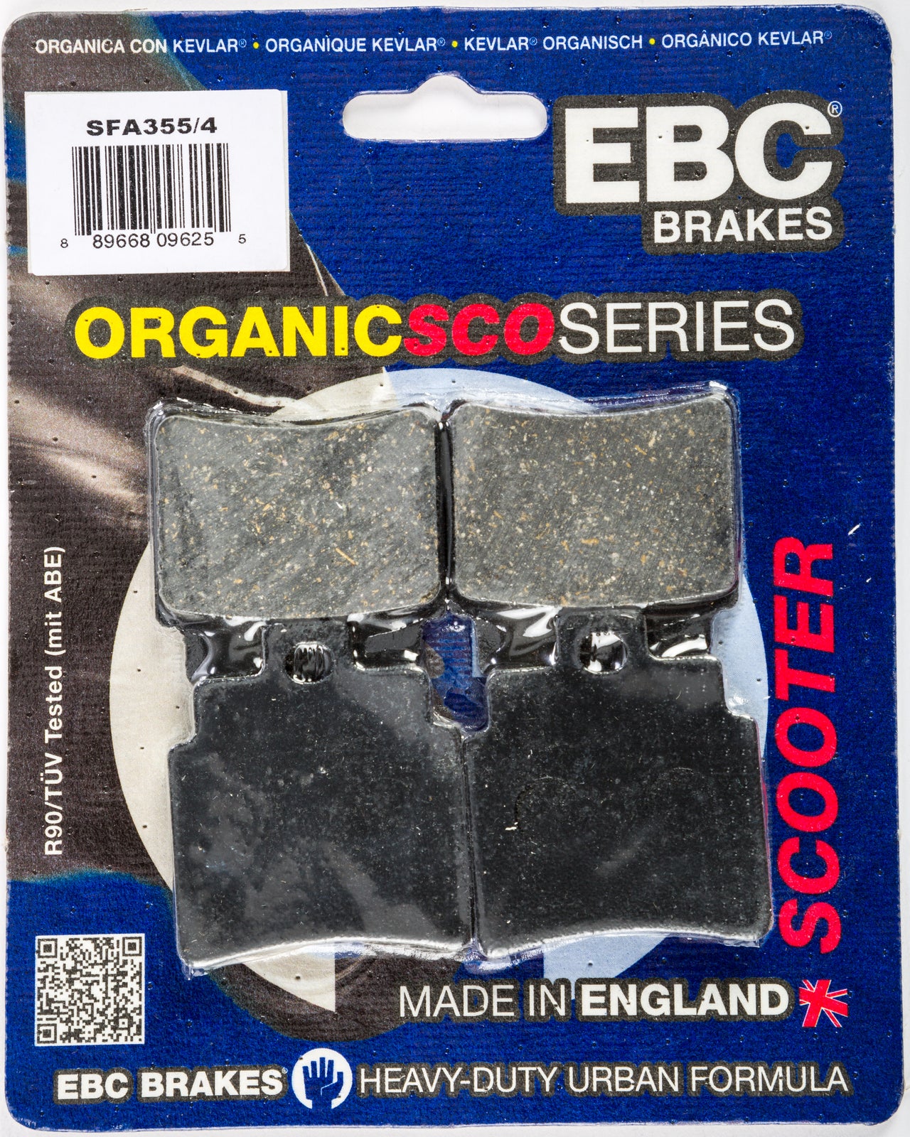Brake Pads Sfa355/4 Organic
