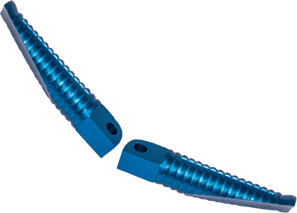 Billet Aluminum Footpegs Blue Anodized