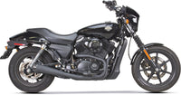 Thumbnail for Comp S 2in1 Exhaust Street 750 Black W/Carbon Fiber End Cap