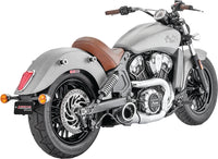 Thumbnail for 2 1 Turnout Chrome W/Blk Tip `14 Up Scout