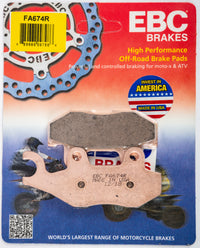 Thumbnail for Brake Pads Fa674r Sintered R Series