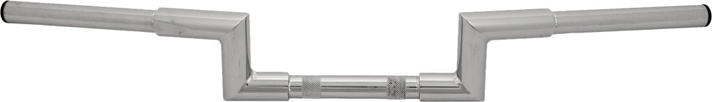 H Bar Z Bar 1 1/4" Knurl 82 Up 31.5w 4"Rise Chrome