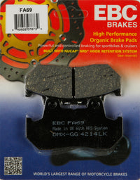 Thumbnail for Brake Pads Fa69 Organic
