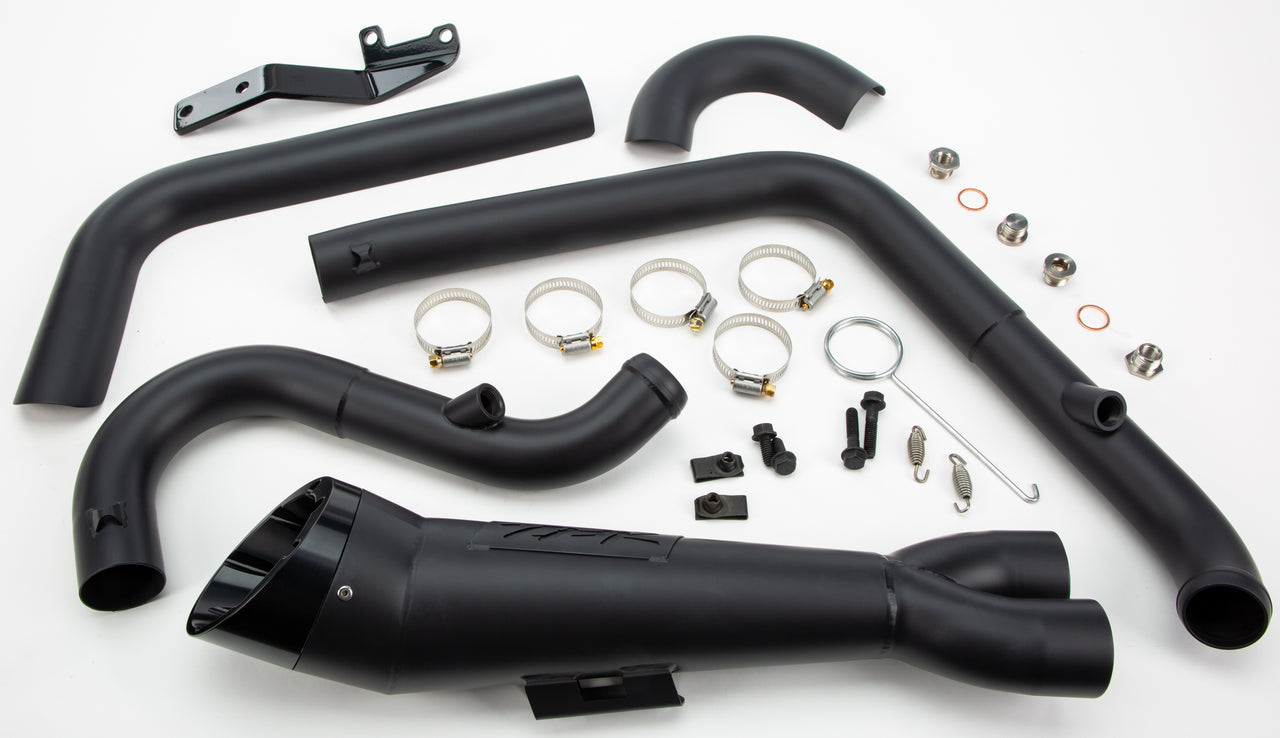 Comp S 2in1 Exhaust Dyna W/Turnout Black