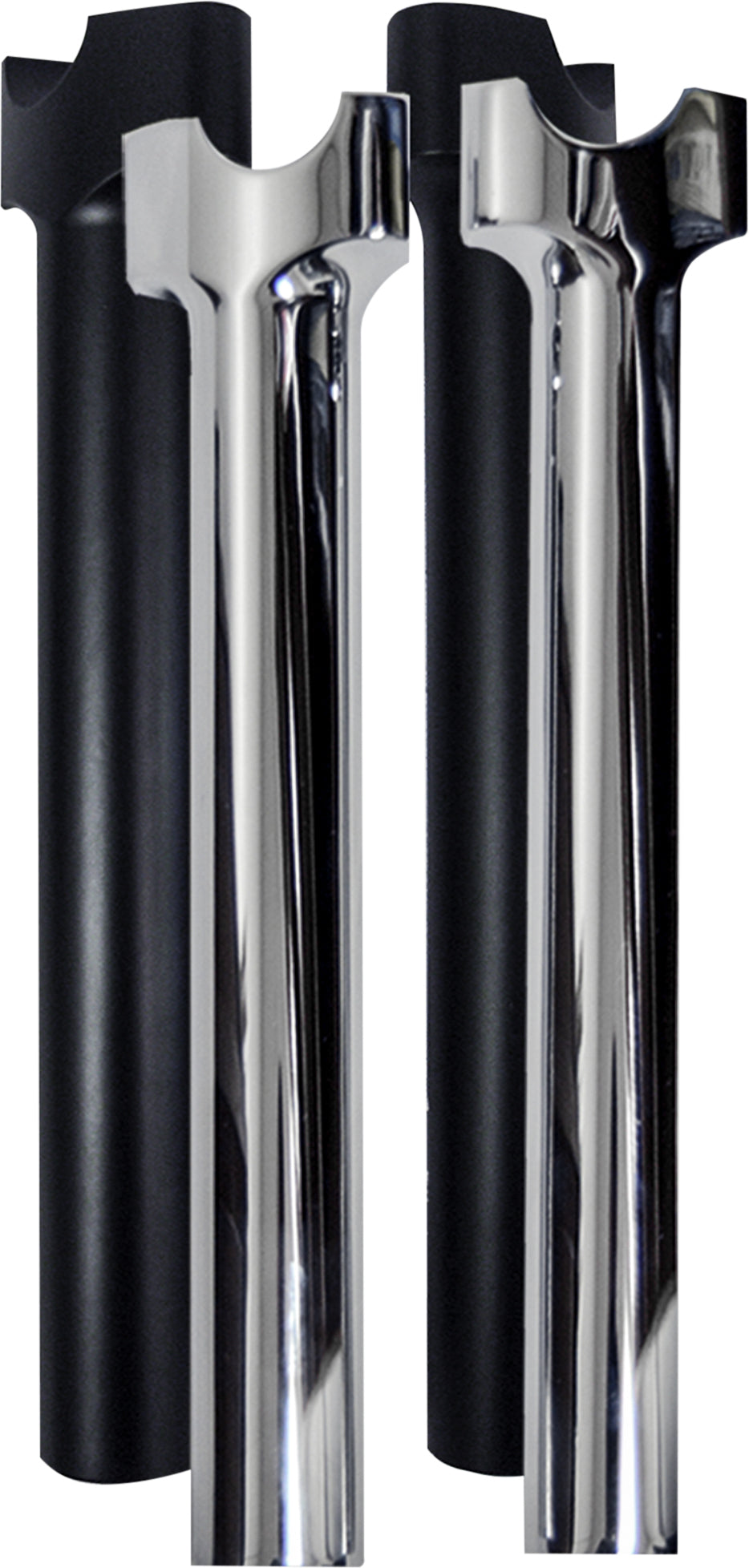 Chubby 9.5" Straight Risers Black