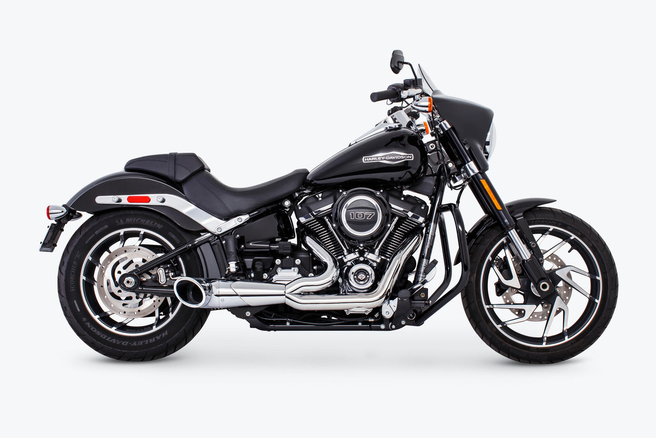 Turnout 2 1 Chrome W/Chrome Tip M8 Softail